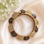 Luxury Gold-Plated Meenakari Scalloped Kada Bangle with Premium Stones – Traditional Handcrafted Bracelet for Women