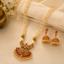 Pearl Necklace Set, Jhumka Earrings Set, Traditional Indian Jewellery, Pakistani Jewellery, Gold Plated Necklace Set, Bridal Jewellery, Wedding Jewellery, Pearl Jewellery, Statement Necklace, Ethnic Jewellery, Festival Jewellery, Women's Jewellery Gift, Luxury Traditional Necklace Set.