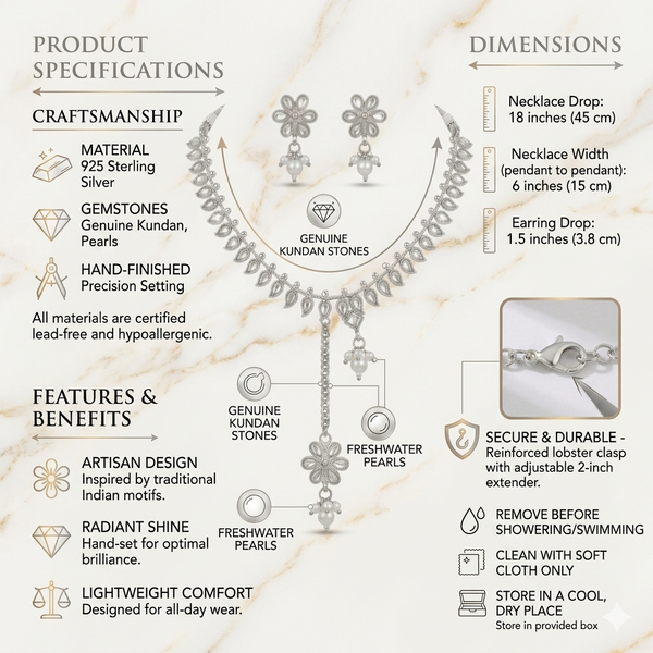 Floral Crystal Necklace Set, Gold Necklace Set, Silver Necklace Set, Crystal Jewellery Set, Bridal Jewellery, Wedding Jewellery, Elegant Necklace Set, Pearl Drop Earrings, Evening Jewellery, Bridesmaid Jewellery, Party Jewellery, Women's Jewellery Gift, Gold Plated Jewellery, Silver Plated Jewellery, Floral Jewellery, Bridal Necklace

