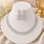Cubic Zirconia Choker
Choker Necklace Set
Necklace and Earrings Set
Bridal Jewellery
Wedding Jewellery
Rhodium Plated Jewellery
Crystal Choker
Bridesmaid Jewellery
Evening Jewellery
Luxury Jewellery Set
Women's Jewellery Gift
Statement Necklace
Elegant Jewellery
