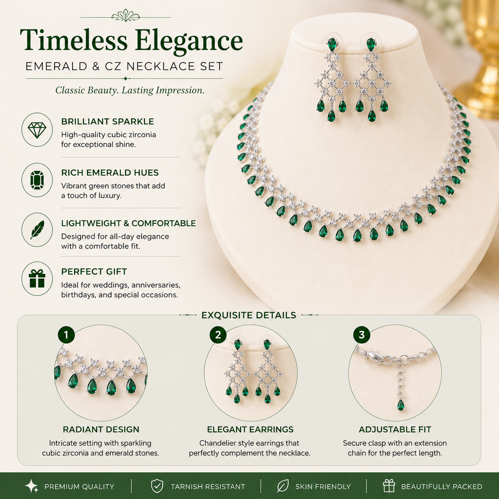 Cubic Zirconia Choker
Choker Necklace Set
Necklace and Earrings Set
Bridal Jewellery
Wedding Jewellery
Rhodium Plated Jewellery
Crystal Choker
Bridesmaid Jewellery
Evening Jewellery
Luxury Jewellery Set
Women's Jewellery Gift
Statement Necklace
Elegant Jewellery