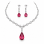 Cubic Zirconia Necklace Set
Necklace and Earrings Set
Rhodium Plated Jewellery
Bridal Jewellery
Wedding Jewellery
Crystal Necklace Set
Teardrop Necklace
Evening Jewellery
Bridesmaid Jewellery
Women's Jewellery Gift 
Formal Jewellery
Luxury Jewellery Set 
Statement Necklace
