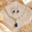 Cubic Zirconia Necklace Set
Necklace and Earrings Set
Rhodium Plated Jewellery
Bridal Jewellery
Wedding Jewellery
Crystal Necklace Set
Teardrop Necklace
Evening Jewellery
Bridesmaid Jewellery
Women's Jewellery Gift 
Formal Jewellery
Luxury Jewellery Set 
Statement Necklace