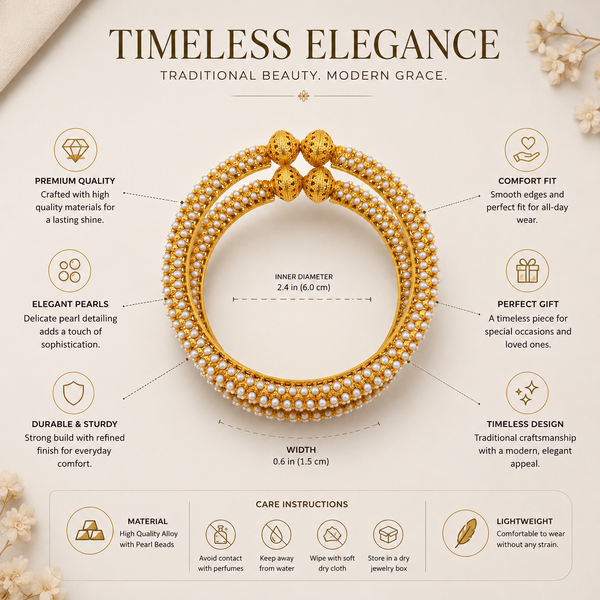 Pearl Bangles, Gold Bangles, Indian Bangles, Pakistani Bangles, Bridal Bangles, Kada Bracelet, Wedding Jewellery, Traditional Jewellery, Ethnic Bangles, Pearl Bracelet, Festival Jewellery, Women's Jewellery Gift, Gold Tone Bangles, Faux Pearl Bangles, Bridal Kada, Party Jewellery

