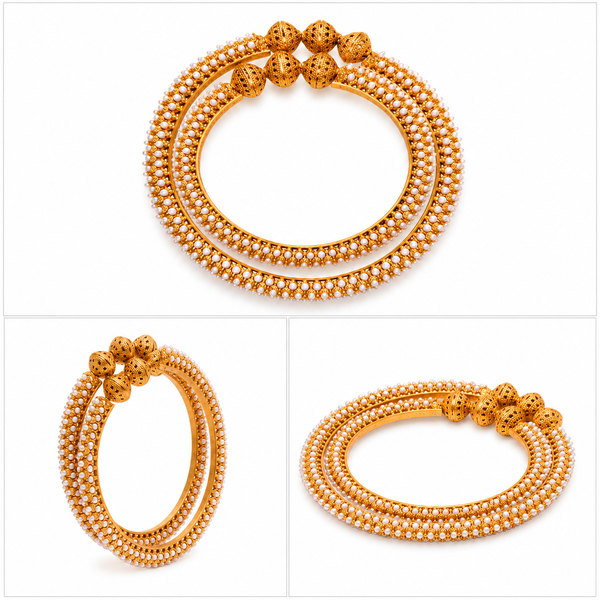 Pearl Bangles, Gold Bangles, Indian Bangles, Pakistani Bangles, Bridal Bangles, Kada Bracelet, Wedding Jewellery, Traditional Jewellery, Ethnic Bangles, Pearl Bracelet, Festival Jewellery, Women's Jewellery Gift, Gold Tone Bangles, Faux Pearl Bangles, Bridal Kada, Party Jewellery

